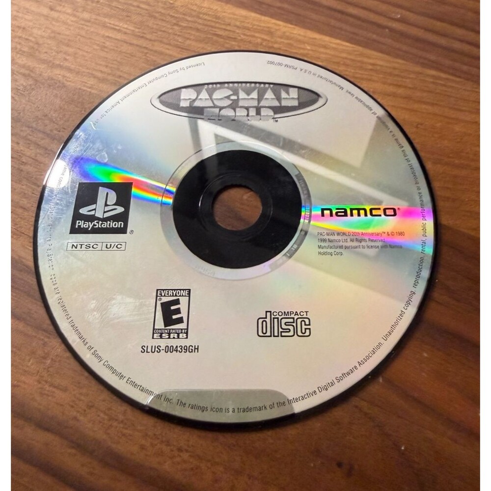 Pac-Man World Greatest Hits PS1 Sony Playstation - Disc Only